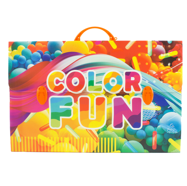 Valigetta Polionda Color - 36,5x56,5cm - dorso 5,5cm - fantasie assortite - Balmar 2000