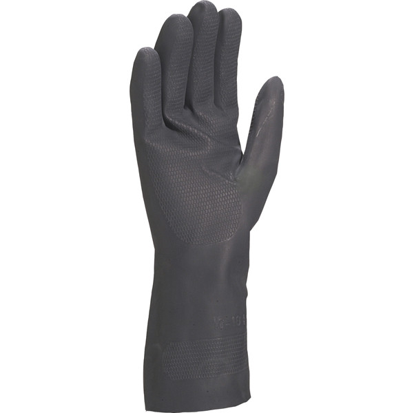 Guanti per protezione chimica VE509 - neoprene floccato cotone - taglia 08/09 - nero - Deltaplus