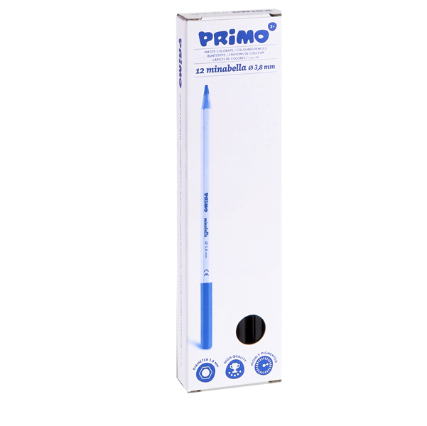 Matita colorata Minabella - diametro mina 3,8 mm - nero - Primo