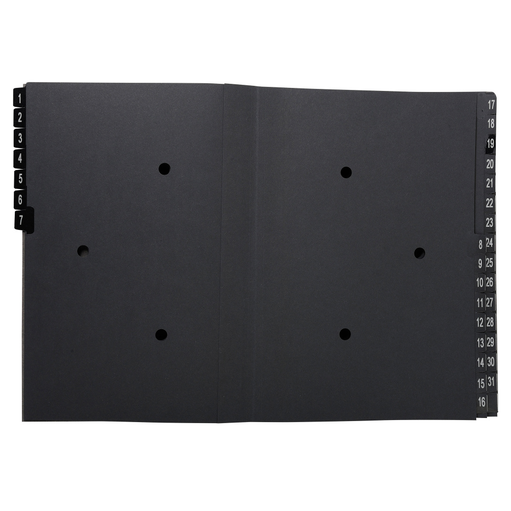 Classificatore numerico 1/31 Ordonator - 25x33 cm - nero - Exacompta