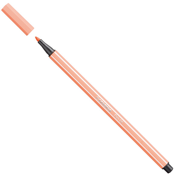 Pennarelli Pen 68 - colori assortiti pastello - Stabilo - busta 8 pezzi