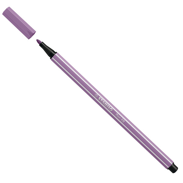 Pennarelli Pen 68 - colori assortiti pastello - Stabilo - busta 8 pezzi