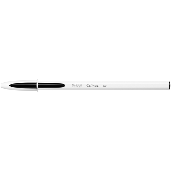 Penna a sfera Cristal Up con cappuccio - punta media 1,2mm - nero - Bic - conf. 20 pezzi