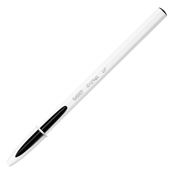 Penna a sfera Cristal Up con cappuccio - punta media 1,2mm - nero - Bic - conf. 20 pezzi