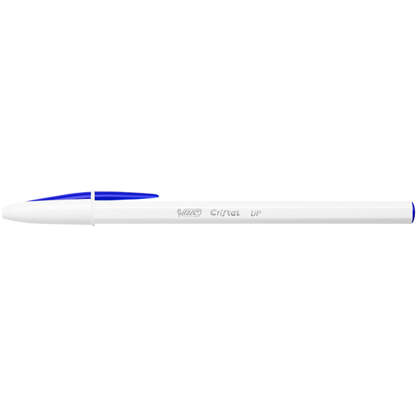 Penna a sfera Cristal Up con cappuccio - punta media 1,2mm - blu - Bic - conf. 20 pezzi