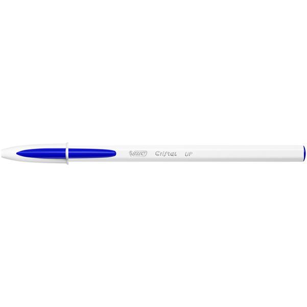 Penna a sfera Cristal Up con cappuccio - punta media 1,2mm - blu - Bic - conf. 20 pezzi