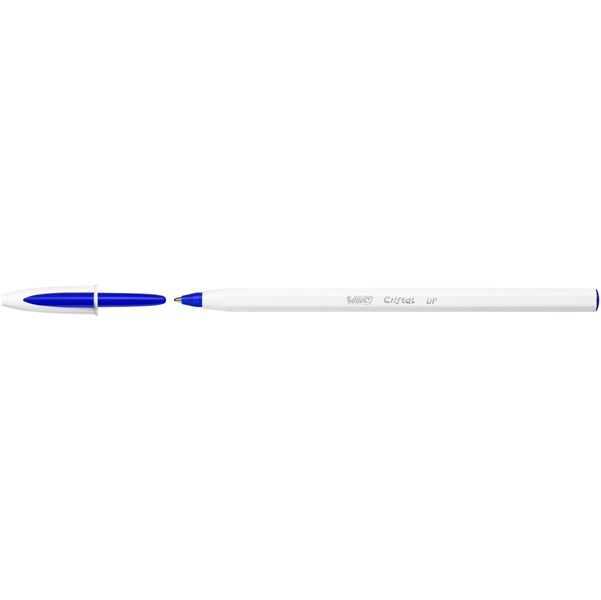 Penna a sfera Cristal Up con cappuccio - punta media 1,2mm - blu - Bic - conf. 20 pezzi