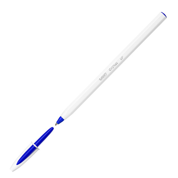 Penna a sfera Cristal Up con cappuccio - punta media 1,2mm - blu - Bic - conf. 20 pezzi
