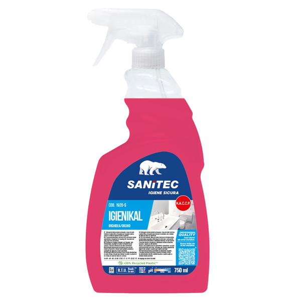 Detergente disincrostante Igienikal - trigger 750 ml - orchidea - Sanitec