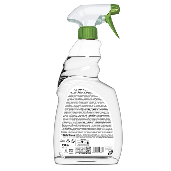 Detergente Green Power Vetri - Sanitec - trigger da 750 ml