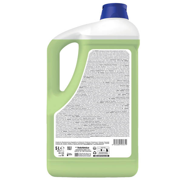 Detergente pavimenti Surface Green Power - 5 L - floreale - Sanitec