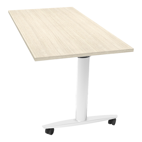 Tavolo multifunzione Taxi - con ruote - 140x80x73,7 cm - rovere - Artexport