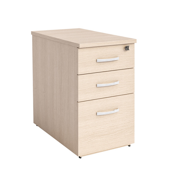 Cassettiera Agor&agrave; Direction - 3 cassetti - alta - 44 x 80 x 73 cm - rovere