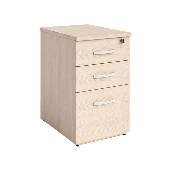 Cassettiera alta Agor&agrave; Compact - 3 cassetti - 44 x 60 x 73 cm - rovere