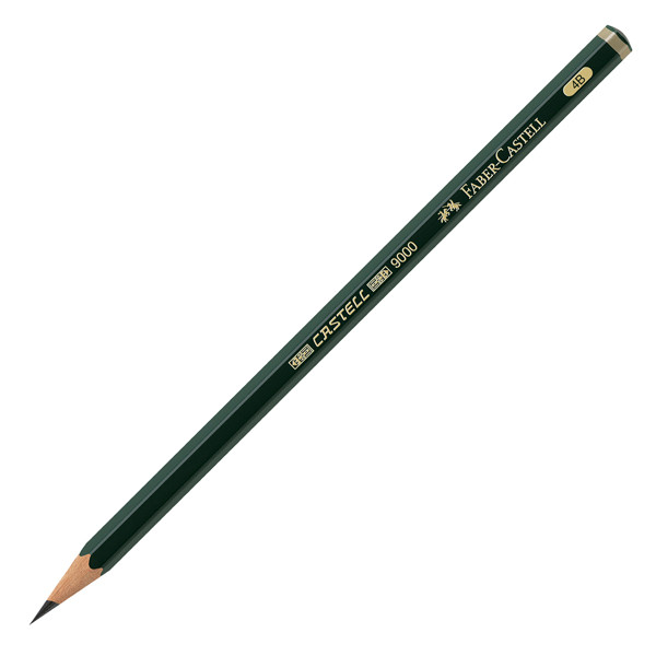 Matita in grafite Castell 9000 - gradazione 4B - esagonale - Faber-Castell
