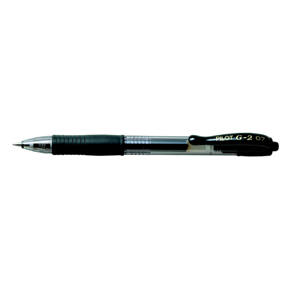 Roller gel a scatto G 2 - punta 0,7mm - nero - Pilot - conf. 16 + 4 pezzi
