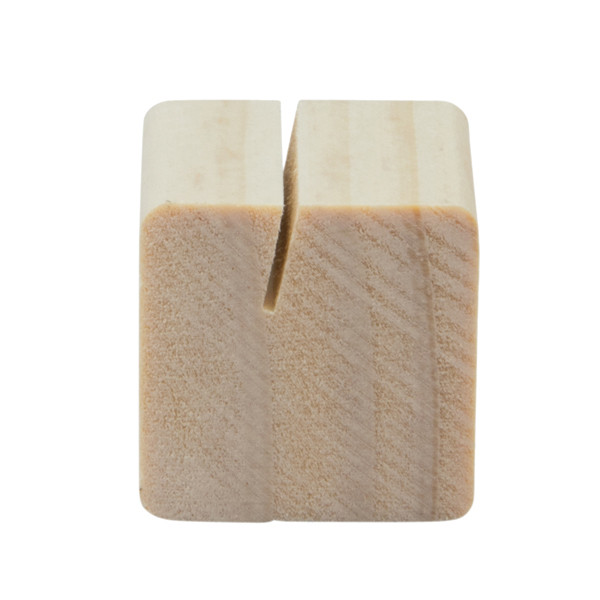 Supporti wood per targhette - 6 targhette incluse - Securit - set 12 pezzi