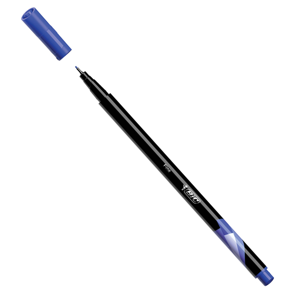 Fineliner Intensity - punta 0,4mm - blu - Bic - conf. 12 pezzi