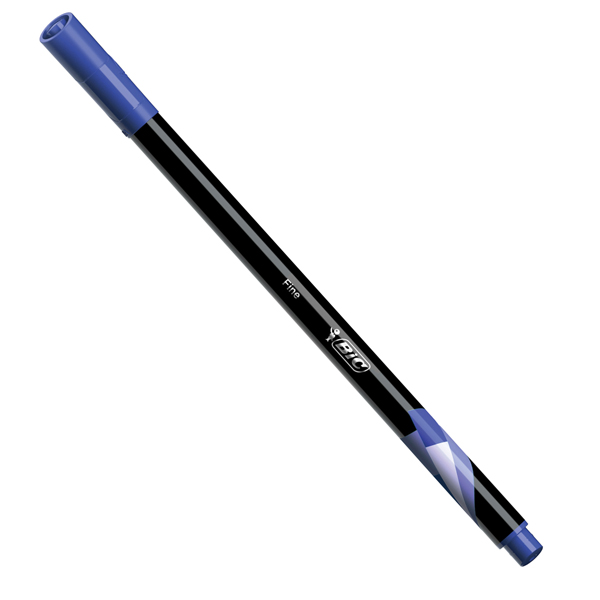 Fineliner Intensity - punta 0,4mm - blu - Bic - conf. 12 pezzi