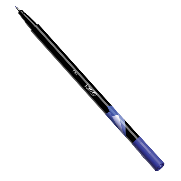 Fineliner Intensity - punta 0,4mm - blu - Bic - conf. 12 pezzi
