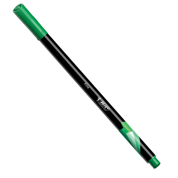 Fineliner Intensity - punta 0,8mm - verde - Bic - conf. 12 pezzi