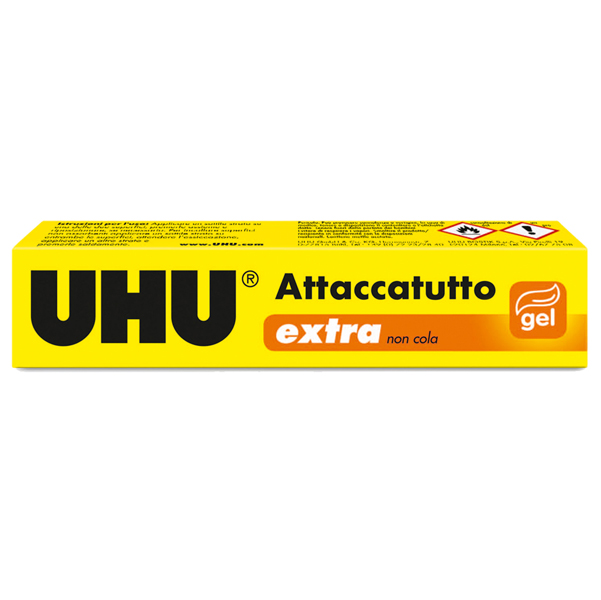 Colla UHU Attaccatutto Extra - gel - 20 ml - trasparente - UHU