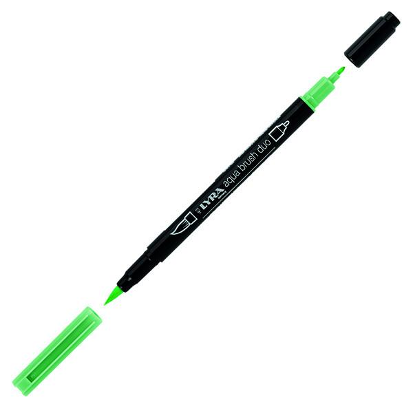 Pennarelli Aqua Brush Duo - punte 2,00 - 4,00 mm - Lyra - astuccio 36 pezzi