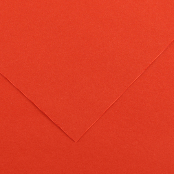 Foglio Colorline - 70x100 cm - 220 gr - rosso vivo - Canson