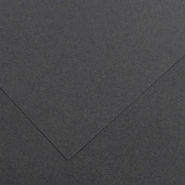 Foglio Colorline - 70x100 cm - 220 gr - grigio scuro - Canson