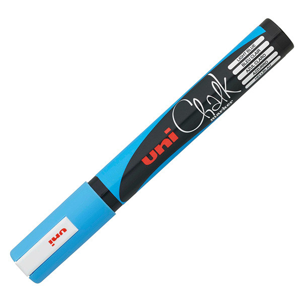 Marcatore a gesso liquido Uni Chalk Marker - punta tonda 1,80 - 2,50 mm - Uni Mitsubishi - busta 4 pezzi