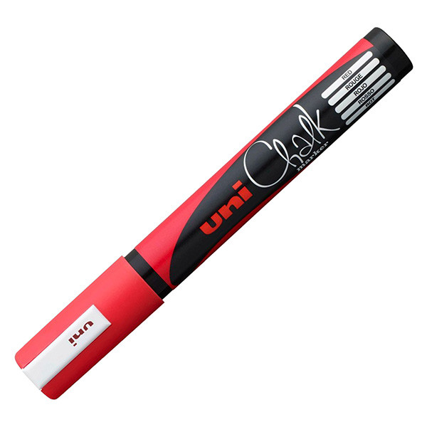 Marcatore a gesso liquido Uni Chalk Marker - punta tonda 1,80 - 2,50 mm - Uni Mitsubishi - busta 4 pezzi