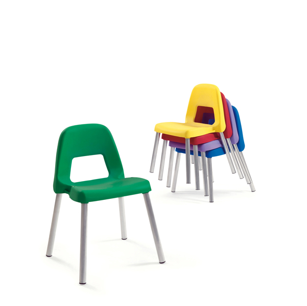 Sedia per bambini Piuma - H 35 cm - rosso - CWR
