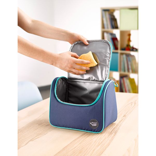 Lunch Bag - Picnick Easy - 20 x 25 x 18 cm - 6,3 L - azzurro/blu - Maped