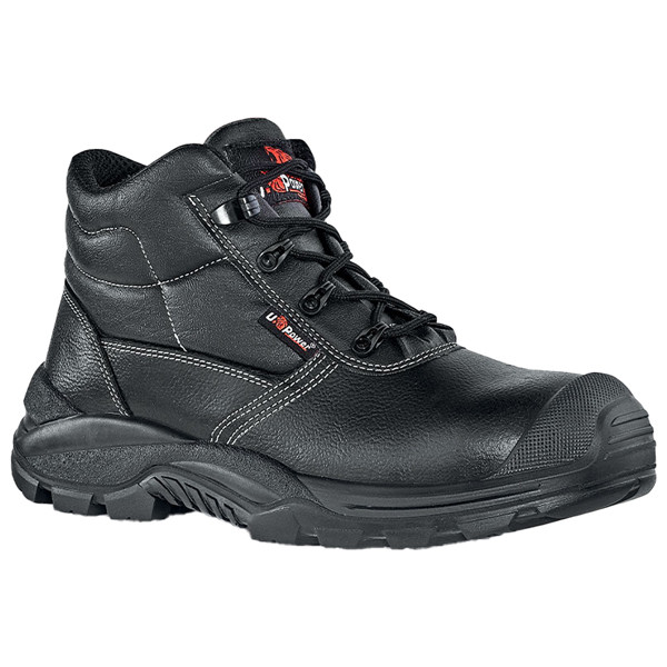 Calzatura di sicurezza Texas UK S3 SRC Rock&roll - pelle grana mina idrorepellente - numero 40 - nero - U-Power