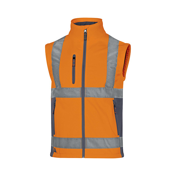 Giacca Softshell Moonlight 2 alta visibilit&agrave; - poliestere - taglia M - arancio fluo - Deltaplus