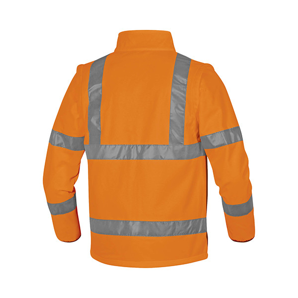 Giacca Softshell Moonlight 2 alta visibilit&agrave; - poliestere - taglia M - arancio fluo - Deltaplus