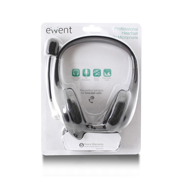 Cuffie con microfono EW3562 - Eminent Ewent