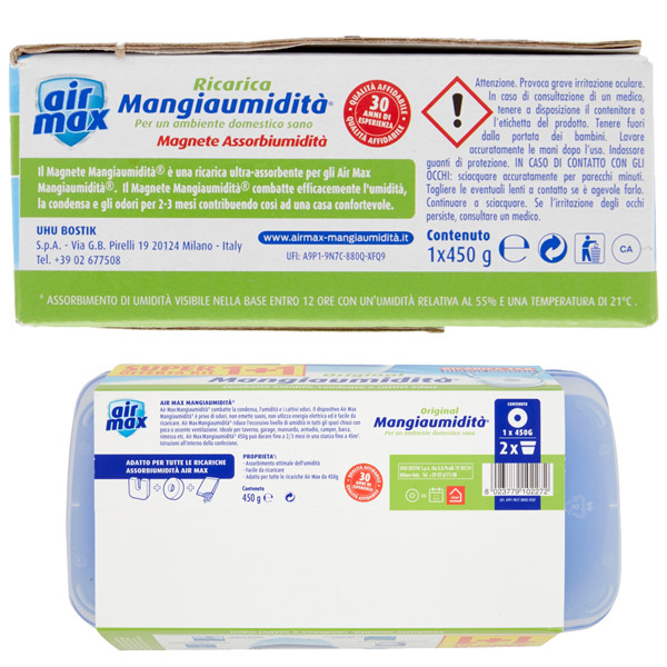 Kit mangiaumidit&agrave; Tab Vortex 1+1 - ricaricabile - 450 gr - Air Max