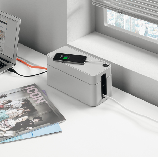 Box Cavoline S contenitore - per cavi e multipresa 3 entrate - Durable