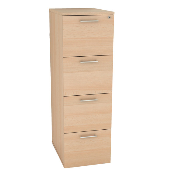 Classificatore - 4 cassetti - 49 x 55 x 141,2 cm - faggio
