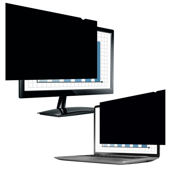 Filtro privacy PrivaScreen per monitor - widescreen 13,3''/33,78 cm - formato 16:9 - Fellowes