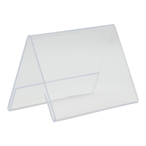 Display a V in plastica - 7,8x10,6x6,7 cm (A7) - Securit