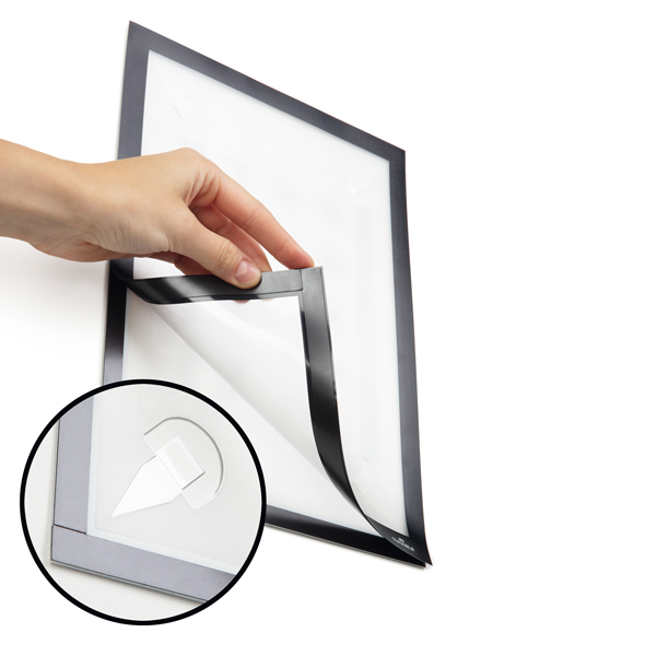 Cornice adesiva - Duraframe Wallpaper - A4 - 21 x 29,7 cm - nero - Durable