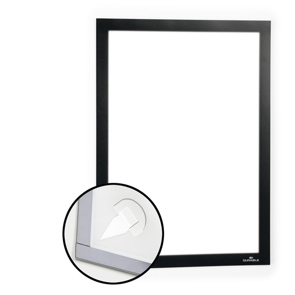 Cornice adesiva - Duraframe Wallpaper - A4 - 21 x 29,7 cm - nero - Durable