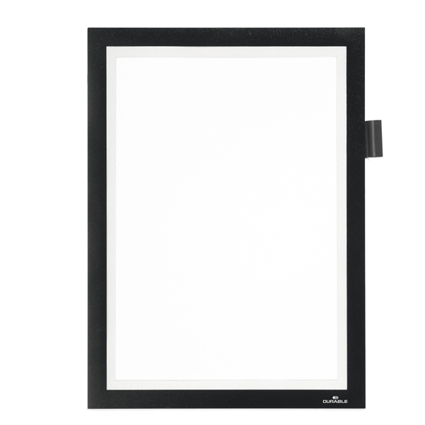 Cornice magnetica - Duraframe - A4 - 21 x 29,7 cm - nero - Durable