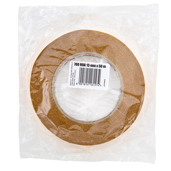 Nastro biadesivo 700RDA - confezionato singolarmente - 15 mm x 50 m - trasparente - Eurocel