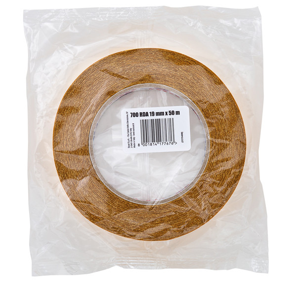Nastro biadesivo 700RDA - confezionato singolarmente - 19 mm x 50 m - trasparente - Eurocel