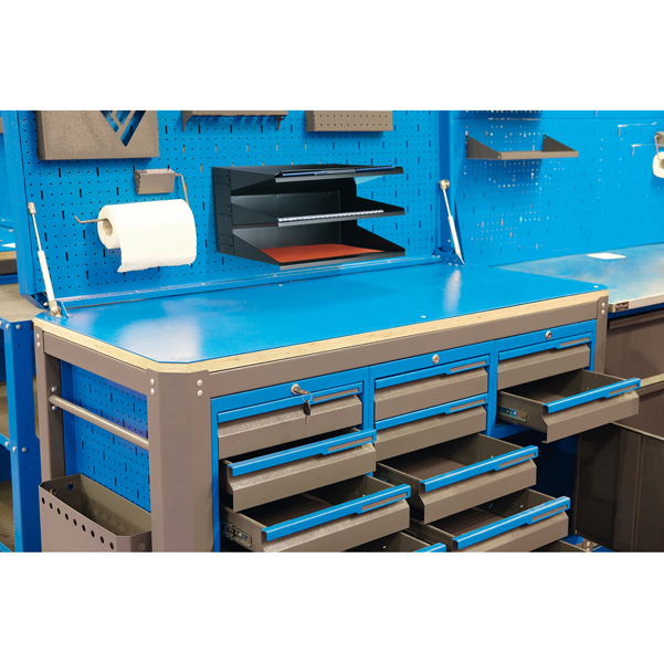 Portadocumenti Sorter Rack - 36x20,5x25 cm - 3 scomparti - nero - Durable