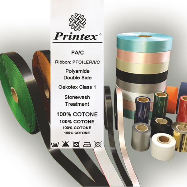 Nastro in tessuto - per trasferimento termico - 30 mm - Printex