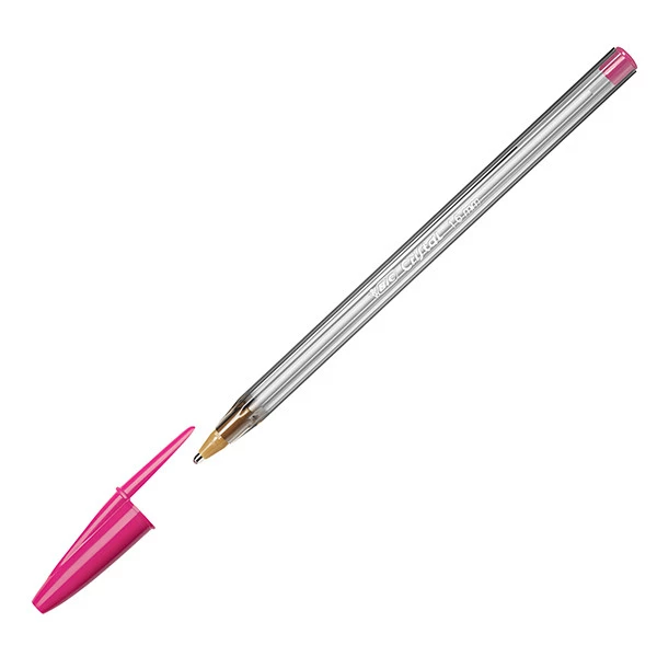 Astuccio penne Cristal Multicolor - colori assortiti - Bic - expo 10 pezzi